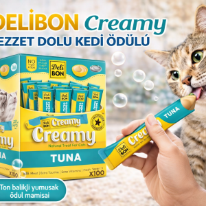 Delibon Krema Kedi Ödül Maması 15g 1 Adet Ton Balıklı