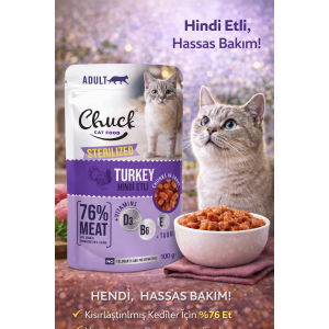 Chuck Pouches Yetişkin Steril Hindi 100 gr